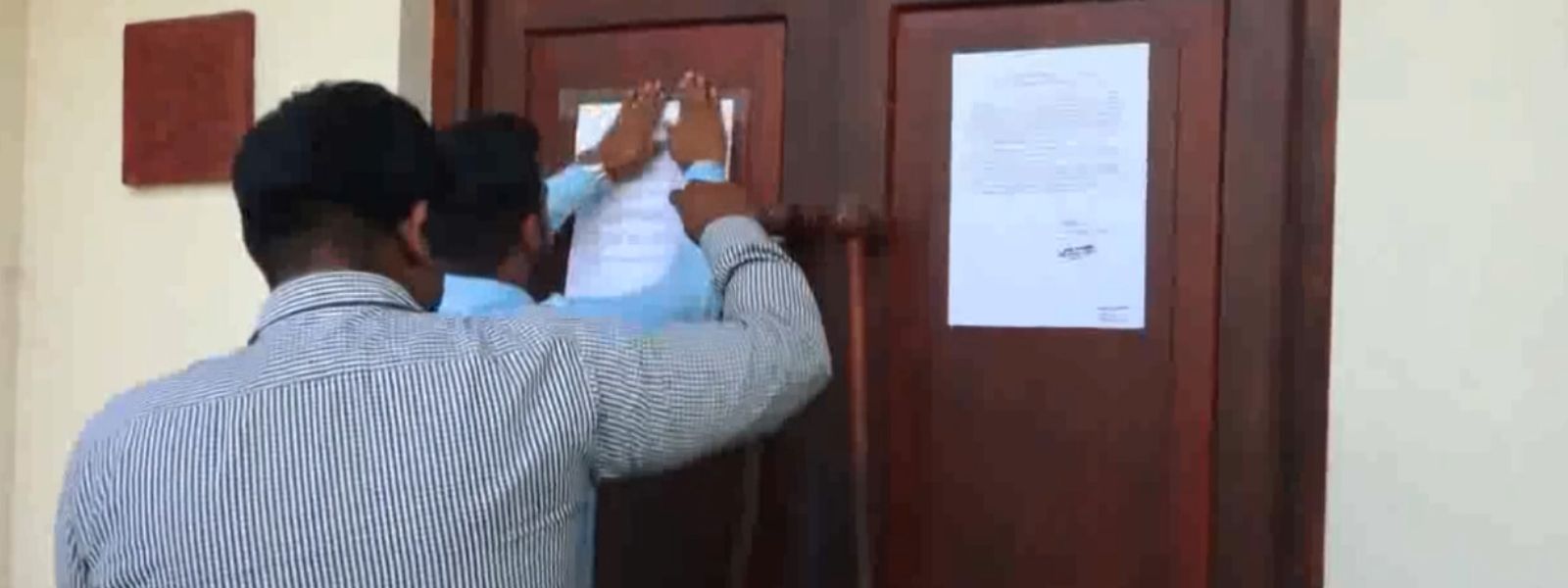 Bribery Officers Post Court Notice